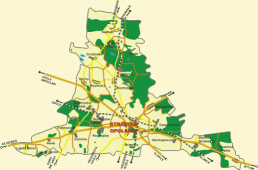 Mapa gminy Strzelce Opolskie