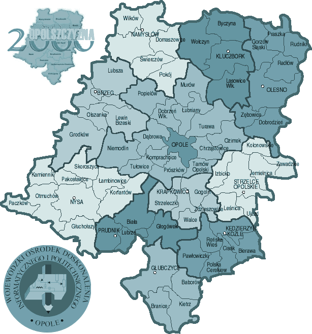 Interaktywna mapa - wska gmin